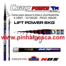 Cana NBS CRAZY POWER TX  5,30 MTS  10 /150 Gr 